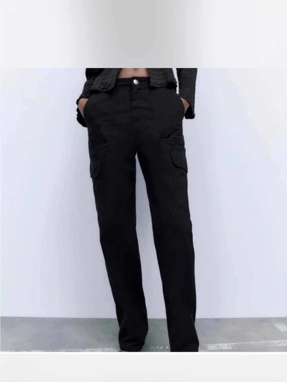 Zara Black Trousers with Tag